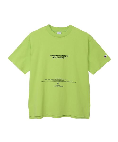 Champion(チャンピオン)の「【Champion/チャンピオン】レディース ショートスリーブTシャツ(Tシャツ/カットソー・レディース・オートミール/スモークピンク/ホワイト/ライトグリーン系/ブルー・LARGE/MEDIUM)」の3枚目の写真