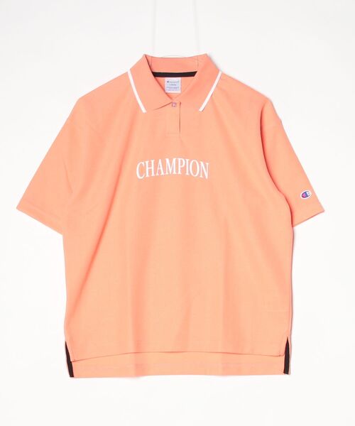 セール】Champion｜チャンピオンのポロシャツ（オレンジ/橙色系・半袖