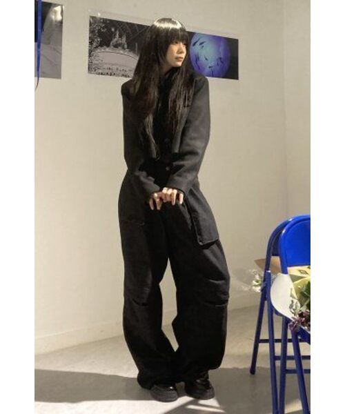 Big Unionの「UNBALANCE FATIGUE PANTS (DENIM) / BLACK DENIM(デニムパンツ・レディース・その他・LARGE/MEDIUM/SMALL)」の13枚目の写真