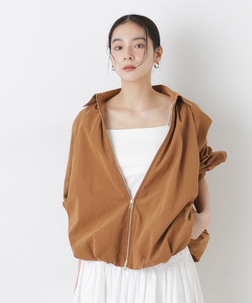 NANO universe（ナノユニバース）の「ストレッチポンチカップ付きベアトップキャミソール（キャミソール・レディース・ブラック/ホワイト・S/M）」の6枚目の写真