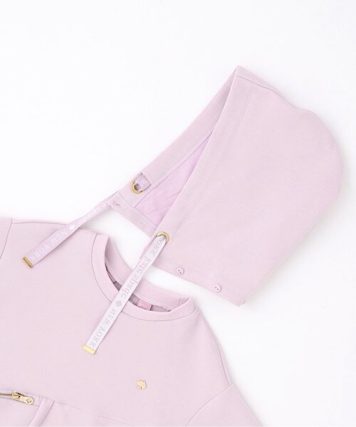 kate spade new york kids（ケイトスペードニューヨーク）の「オーバーサイズフーディ（パーカー・キッズ・ライラック/アイボリー/エメラルド・130cm/150cm/140cm/120cm/160cm）」の6枚目の写真