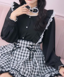 ROJITA | 【revival】ハートバックルラッフルフリルブラウス(シャツ/ブラウス)