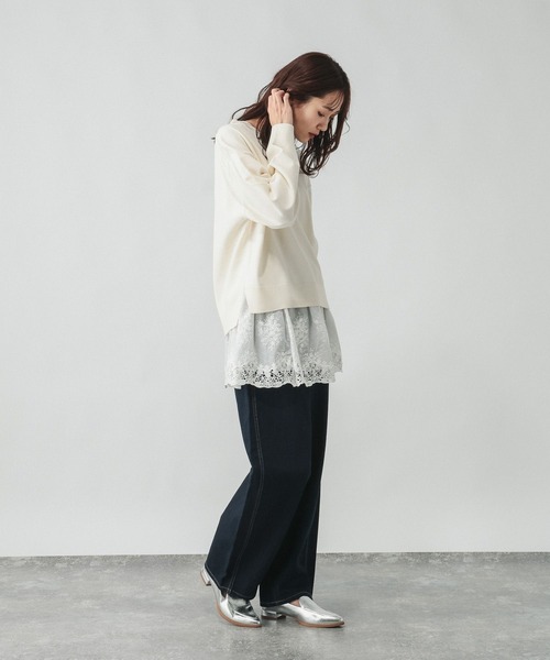 GLOBAL WORK（グローバルワーク）の「レースマルチベルト/ビスチェ/642630（その他トップス・レディース・オフホワイト/ホワイト/ブラック・FREE）」の12枚目の写真