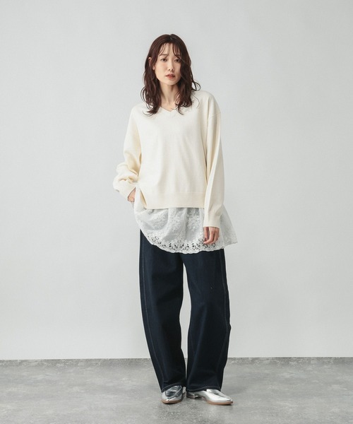 GLOBAL WORK（グローバルワーク）の「レースマルチベルト/ビスチェ/642630（その他トップス・レディース・オフホワイト/ホワイト/ブラック・FREE）」の14枚目の写真