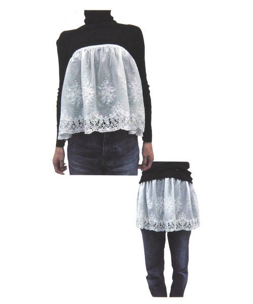 GLOBAL WORK（グローバルワーク）の「レースマルチベルト/ビスチェ/642630（その他トップス・レディース・オフホワイト/ホワイト/ブラック・FREE）」の10枚目の写真