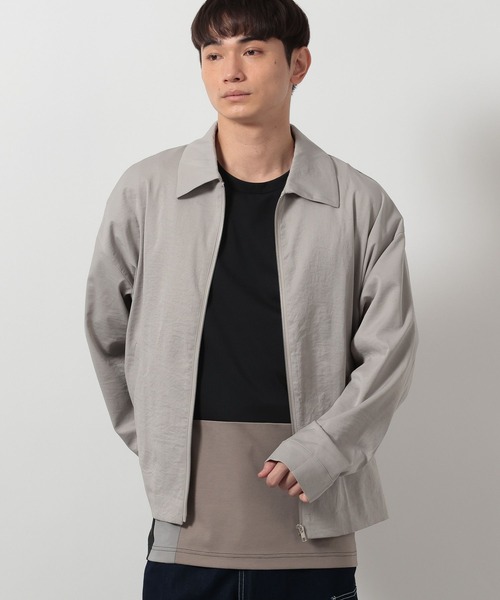 LAKOLE(ラコレ)の「シャツブルゾン / 657612(ブルゾン・メンズ・カーキ/ブラック/ライトグレー・LARGE/MEDIUM)」の7枚目の写真