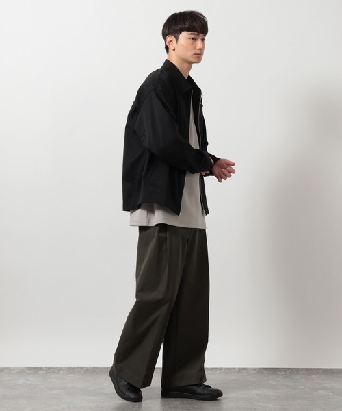 LAKOLE(ラコレ)の「シャツブルゾン / 657612(ブルゾン・メンズ・カーキ/ブラック/ライトグレー・LARGE/MEDIUM)」の4枚目の写真