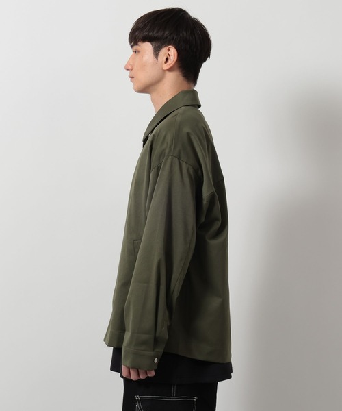 LAKOLE(ラコレ)の「シャツブルゾン / 657612(ブルゾン・メンズ・カーキ/ブラック/ライトグレー・LARGE/MEDIUM)」の16枚目の写真