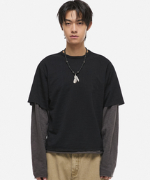 DNSR | レイヤードロングスリーブブラック(Tシャツ/カットソー)