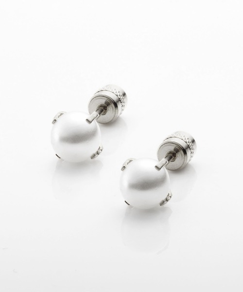Cream dot.(クリームドット)の「【サージカルステンレス】ネジロック式キャッチのステンレス製パールピアス(ピアス(両耳用)・レディース・シルバー/ゴールド/ピンクゴールド・#3/#4/#5/#6/#7)」の12枚目の写真