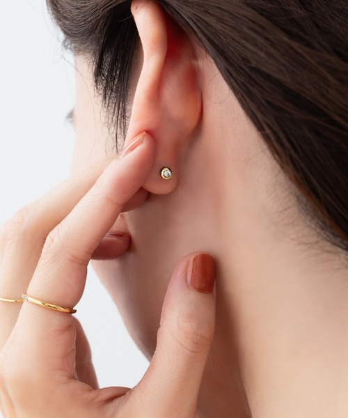 Cream dot.(クリームドット)の「【サージカルステンレス】ネジロック式キャッチのステンレス製パールピアス(ピアス(両耳用)・レディース・シルバー/ゴールド/ピンクゴールド・#3/#4/#5/#6/#7)」の20枚目の写真