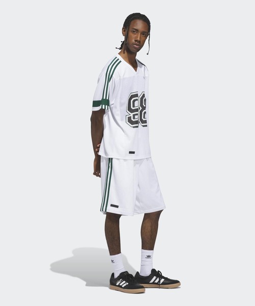 adidas（アディダス）の「スケートボーディングｘタイショーン バスケットボール ショーツ / ハーフパンツ / アディダスオリジナルス adidas Originals（その他パンツ・メンズ・ホワイト・X-LARGE/SMALL/MEDIUM/LARGE/3XL/XX-LARGE/X-SMALL）」の3枚目の写真