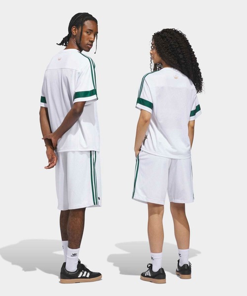 adidas（アディダス）の「スケートボーディングｘタイショーン バスケットボール ショーツ / ハーフパンツ / アディダスオリジナルス adidas Originals（その他パンツ・メンズ・ホワイト・X-LARGE/SMALL/MEDIUM/LARGE/3XL/XX-LARGE/X-SMALL）」の8枚目の写真