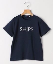 SHIPS（シップス）の「SHIPS KIDS:140～160cm / SHIPS ロゴ 半袖Tシャツ（Tシャツ/カットソー）」