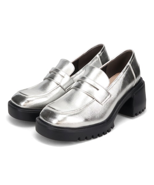 ORiental TRaffic（オリエンタルトラフィック）の「厚底 ヒール ローファー /61106（ローファー・レディース・ブラック/ブラウン/シルバー・35/40/39/38/37/36）」の20枚目の写真