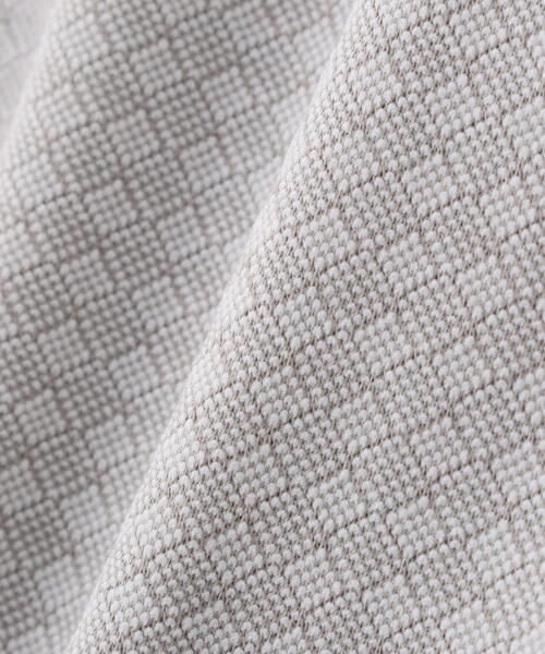 PEARLY GATES(パーリーゲイツ)の「【PEARLY GATES】SPXダイヤ柄鹿の子長袖プルオーバーカットソー(ポロシャツ・レディース・ホワイト/ネイビー・SMALL/MEDIUM)」の8枚目の写真