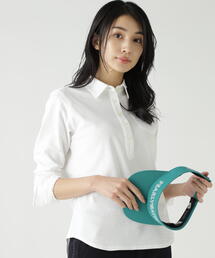 PEARLY GATES | 【PEARLY GATES】SPXダイヤ柄鹿の子長袖プルオーバーカットソー(ポロシャツ)