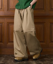 soerte（ソエルテ）の「4way Wide Straight Chino Pants / ダブルウエストワイドストレートチノパンツ【4way仕様】（チノパンツ）」