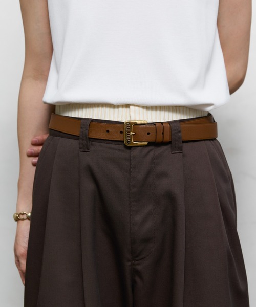 soerte(ソエルテ)の「4way Wide Straight Chino Pants / ダブルウエストワイドストレートチノパンツ【4way仕様】(チノパンツ・メンズ・チャコールグレー/ベージュ・3/2/1)」の12枚目の写真