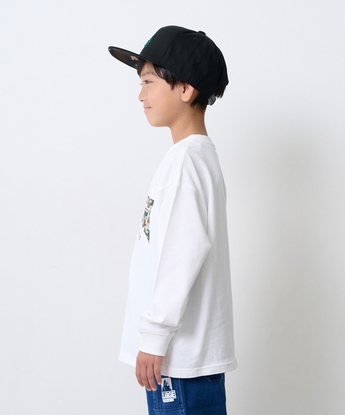 XLARGE KIDS（エクストララージキッズ）の「カモロゴ長袖Tシャツ（Tシャツ/カットソー・キッズ・ホワイト・110cm/100cm）」の3枚目の写真