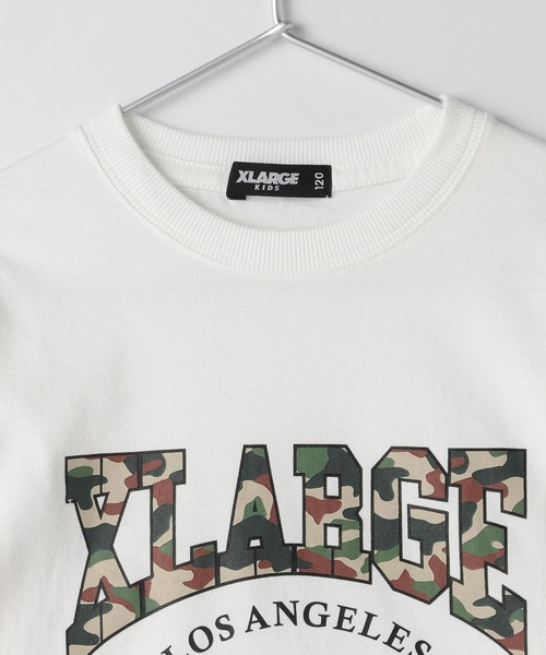 XLARGE KIDS（エクストララージキッズ）の「カモロゴ長袖Tシャツ（Tシャツ/カットソー・キッズ・ホワイト・110cm/100cm）」の6枚目の写真