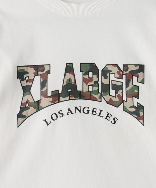 XLARGE KIDS（エクストララージキッズ）の「カモロゴ長袖Tシャツ（Tシャツ/カットソー・キッズ・ホワイト・110cm/100cm）」の7枚目の写真