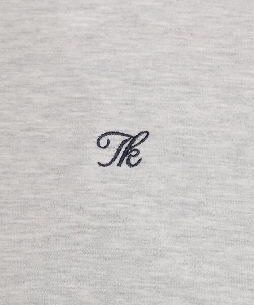 THE SHOP TK (ザ ショップ ティーケー )の「ダンボールZIPパーカ(カーディガン/ボレロ・レディース・グレー/オフホワイト・13/12)」の10枚目の写真