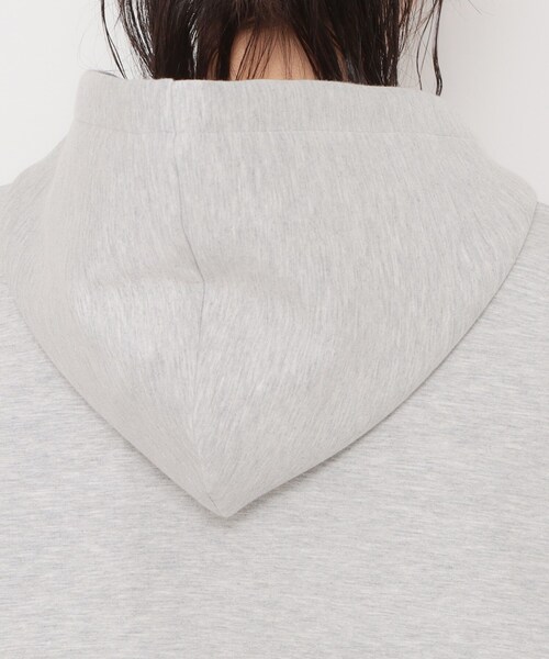 THE SHOP TK (ザ ショップ ティーケー )の「ダンボールZIPパーカ(カーディガン/ボレロ・レディース・グレー/オフホワイト・13/12)」の15枚目の写真