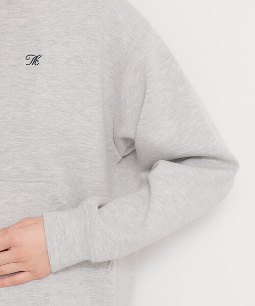 THE SHOP TK (ザ ショップ ティーケー )の「ダンボールZIPパーカ(カーディガン/ボレロ・レディース・グレー/オフホワイト・13/12)」の16枚目の写真