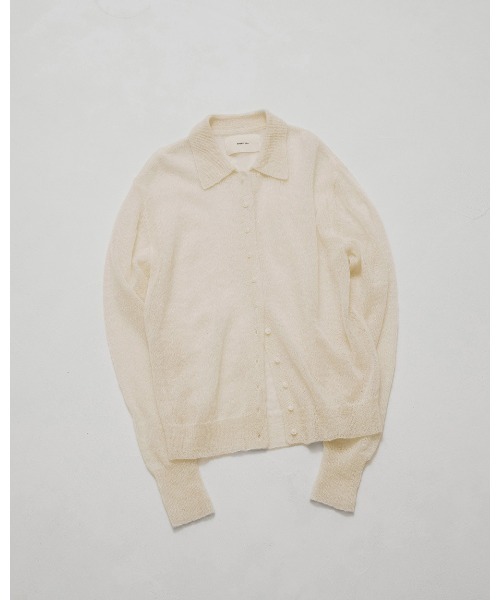 TODAYFUL（トゥデイフル）の「Soft Mohair Cardigan（ニット/セーター・レディース・インディゴブルー/キナリ/ベビーピンク・FREE）」の17枚目の写真