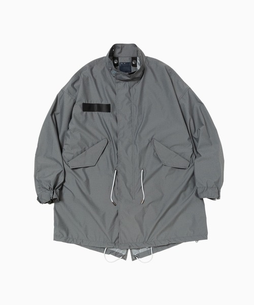 meanswhile(ミーンズワイル)の「MINOTECH Folding Field Parka(モッズコート・メンズ・ブラック/グレー/ブルー系・2(M)/3(L))」の2枚目の写真