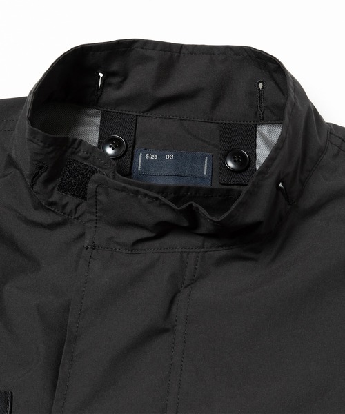 meanswhile(ミーンズワイル)の「MINOTECH Folding Field Parka(モッズコート・メンズ・ブラック/グレー/ブルー系・2(M)/3(L))」の6枚目の写真
