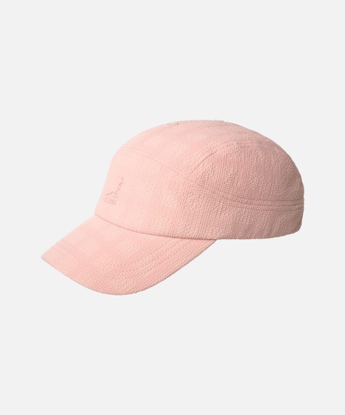 KANGOL(カンゴール)の「KANGOL SEERSUCKER DRAPE 5-PANEL / カンゴール(キャップ・レディース・ブラック/ピンク・L/XL/S/M)」の9枚目の写真