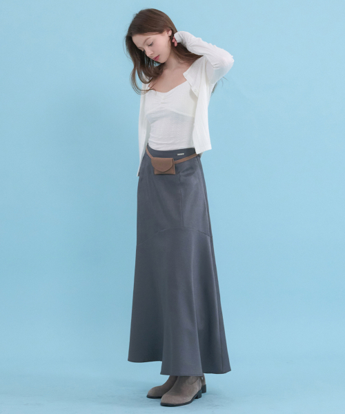 MICANE(ミケーネ)の「ダイナフレアマキシスカート(スカート・レディース・ブラック/チャコールグレー・X-SMALL/SMALL/MEDIUM/LARGE/X-LARGE/XX-LARGE)」の12枚目の写真