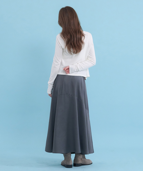 MICANE(ミケーネ)の「ダイナフレアマキシスカート(スカート・レディース・ブラック/チャコールグレー・X-SMALL/SMALL/MEDIUM/LARGE/X-LARGE/XX-LARGE)」の14枚目の写真