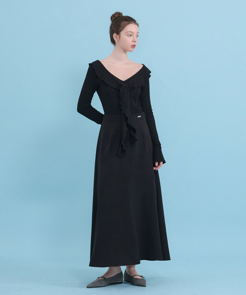 MICANE(ミケーネ)の「ダイナフレアマキシスカート(スカート・レディース・ブラック/チャコールグレー・X-SMALL/SMALL/MEDIUM/LARGE/X-LARGE/XX-LARGE)」の8枚目の写真