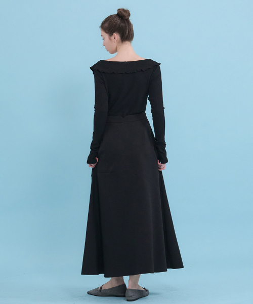 MICANE(ミケーネ)の「ダイナフレアマキシスカート(スカート・レディース・ブラック/チャコールグレー・X-SMALL/SMALL/MEDIUM/LARGE/X-LARGE/XX-LARGE)」の9枚目の写真