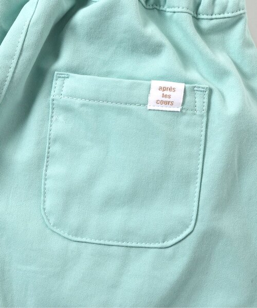 apres les cours（アプレレクール）の「フラワーポケットインパンツ付きスカート_ジュニア対応（スカート・キッズ・ミント/サックスブルー/ブラック・140/120/100/130/110/90/80）」の16枚目の写真