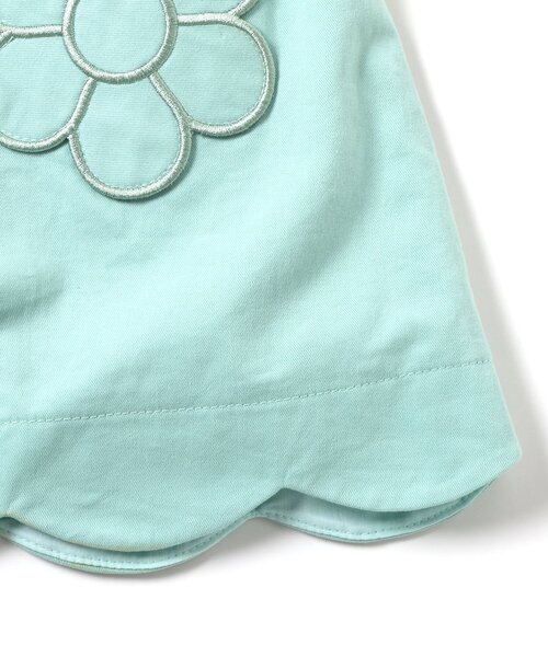 apres les cours（アプレレクール）の「フラワーポケットインパンツ付きスカート_ジュニア対応（スカート・キッズ・ミント/サックスブルー/ブラック・140/120/100/130/110/90/80）」の19枚目の写真