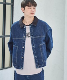 LAKOLE（ラコレ）の「【セットアップ可】 襟コールデニムジャケット / 638230（ブルゾン）」