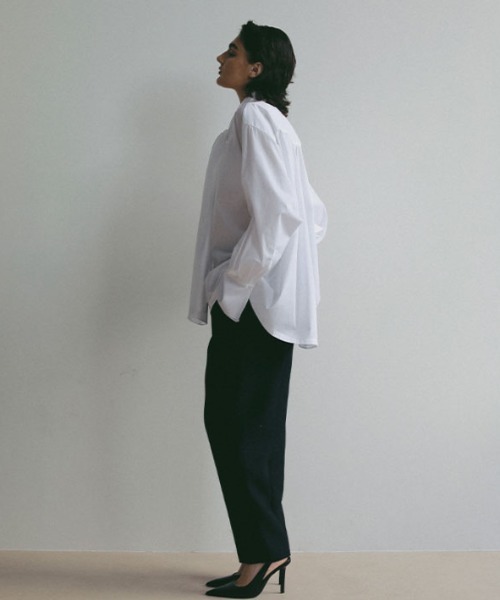 ETRE TOKYO（エトレトウキョウ）の「SANTEボウタイリボンシャツ（シャツ/ブラウス・レディース・ネイビー/ホワイト/ライトブルー・FREE）」の11枚目の写真