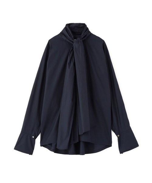 ETRE TOKYO（エトレトウキョウ）の「SANTEボウタイリボンシャツ（シャツ/ブラウス・レディース・ネイビー/ホワイト/ライトブルー・FREE）」の19枚目の写真