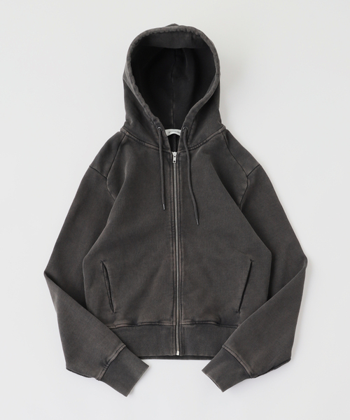 PULP/417EDIFICE(パルプフォーワンセブンエディフィス)の「ENTIRE STUDIOS / エンタイアスタジオ SLIM ZIP UP(パーカー・メンズ・グレー/ブラック系その他/ブラック・X-SMALL/MEDIUM/SMALL)」の2枚目の写真
