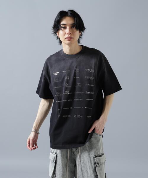 DANKE SCHON(ダンケシェーン)の「【WEB&DEPOT限定】DankeSchon/ダンケシェーン/MULTI LOGO S/S T-SHIRT(Tシャツ/カットソー・レディース・ブラック・S/M/L)」の2枚目の写真