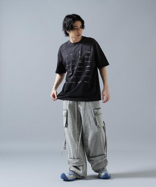 DANKE SCHON(ダンケシェーン)の「【WEB&DEPOT限定】DankeSchon/ダンケシェーン/MULTI LOGO S/S T-SHIRT(Tシャツ/カットソー・レディース・ブラック・S/M/L)」の6枚目の写真