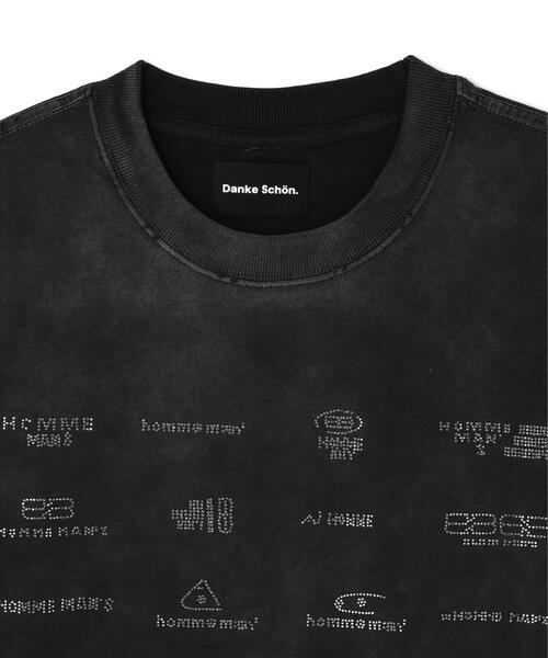 DANKE SCHON(ダンケシェーン)の「【WEB&DEPOT限定】DankeSchon/ダンケシェーン/MULTI LOGO S/S T-SHIRT(Tシャツ/カットソー・レディース・ブラック・S/M/L)」の9枚目の写真