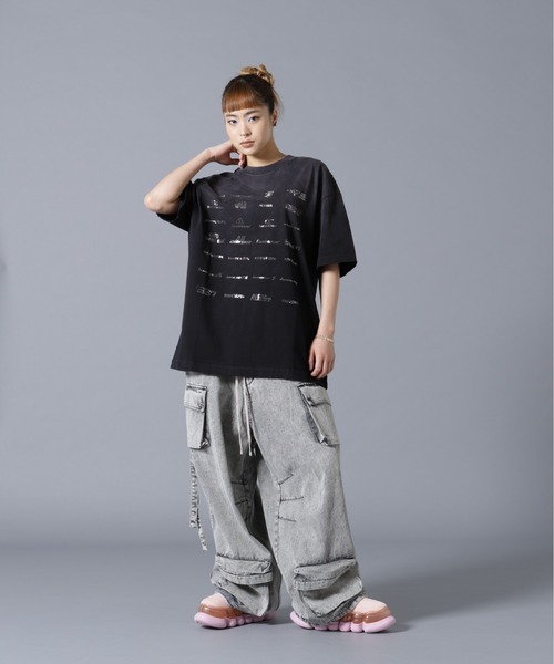 DANKE SCHON(ダンケシェーン)の「【WEB&DEPOT限定】DankeSchon/ダンケシェーン/MULTI LOGO S/S T-SHIRT(Tシャツ/カットソー・レディース・ブラック・S/M/L)」の17枚目の写真