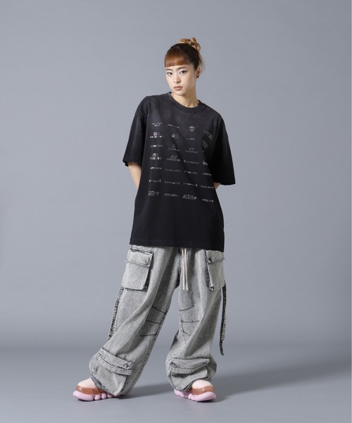 DANKE SCHON(ダンケシェーン)の「【WEB&DEPOT限定】DankeSchon/ダンケシェーン/MULTI LOGO S/S T-SHIRT(Tシャツ/カットソー・レディース・ブラック・S/M/L)」の19枚目の写真