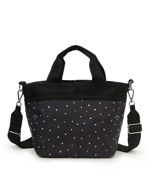 LeSportsac(レスポートサック)の「SMALL BUCKET TOTE ブリスドッツ(トートバッグ・レディース・ブラック・FREE)」の4枚目の写真
