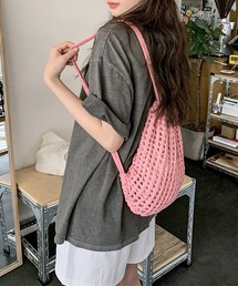 メッシュリュックサックニットナップサック